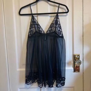 Fredericks of Hollywood mesh slip dress